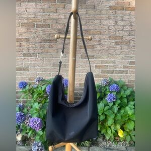 Lauren Ralph Lauren black tote bag And Crossbody With black  Leather Accents